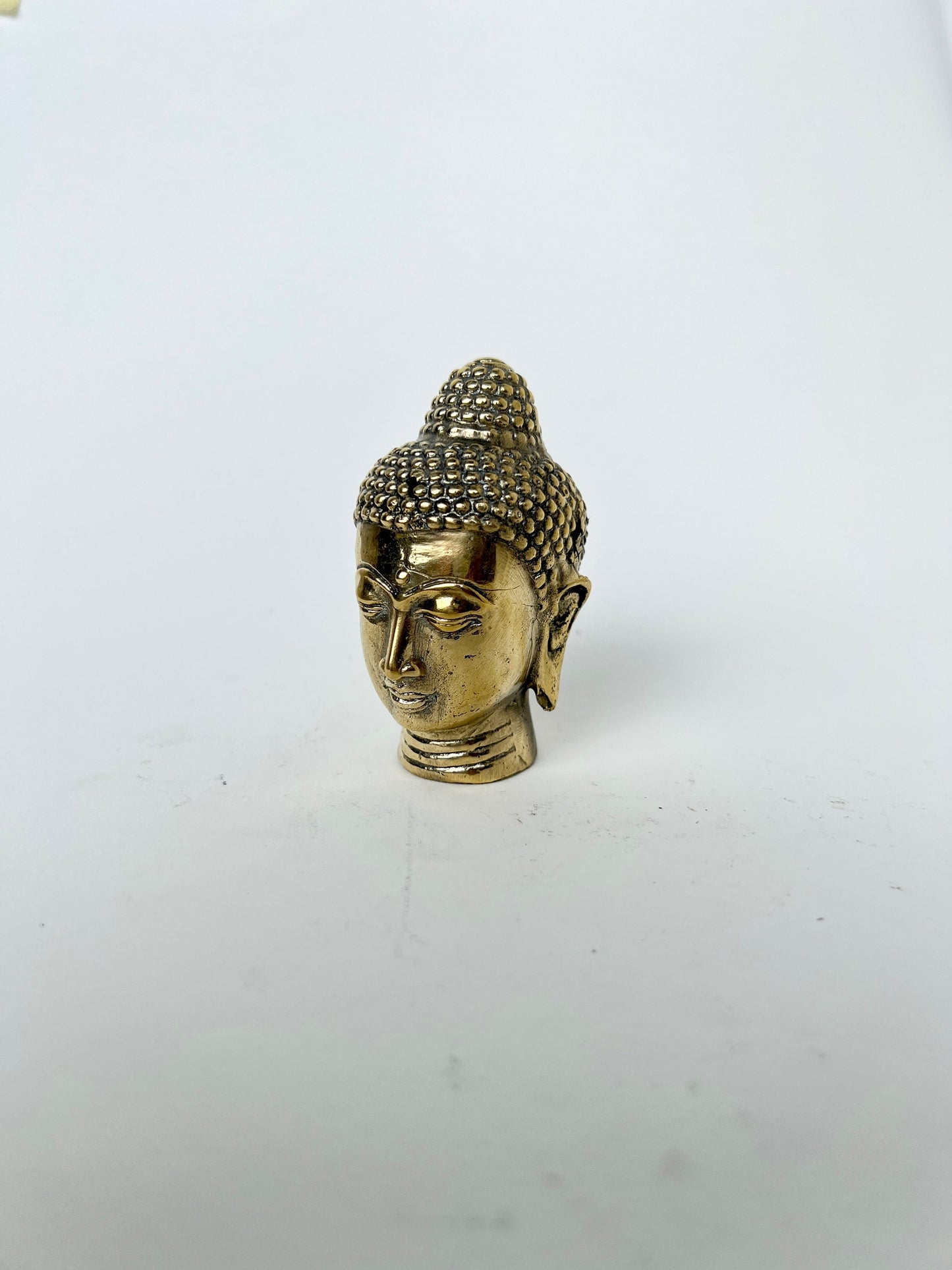 Buddha Statue Gold, Buddah Statue, Gold Buddha Head, Brass Buddha Statue, Buddha Decor, Feng Shui Home, Meditation Buddha, Yoga Room, Zen