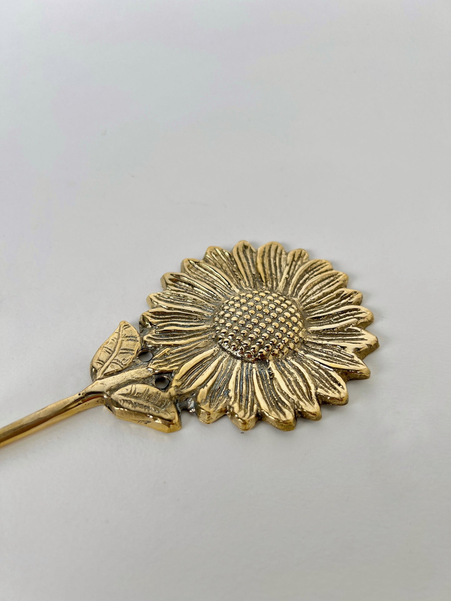 Brass Hook Hanger Sunflower/ decor item